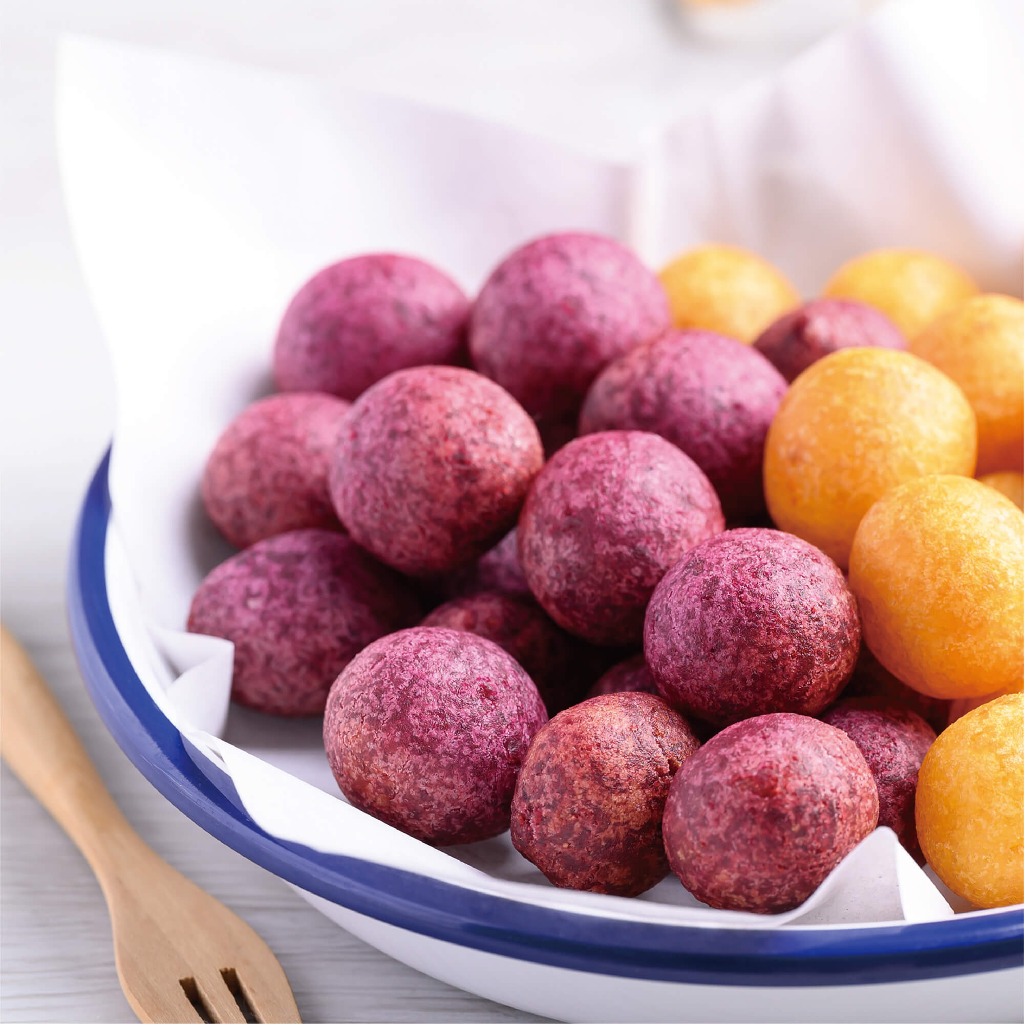ALLWIN Purple Sweet Potato Balls Powder for Baking Quickly & Delicious